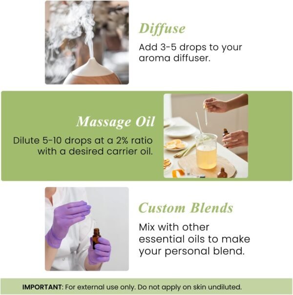 Handcraft Blends Peppermint Essential Oil - Huge 4 Fl Oz - 100% Pure and Natural - Premium Grade Essential Oil for Diffuser and Aromatherapy, and DIY Soap Making - Image 6
