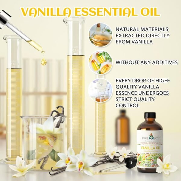 EVOKE OCCU Vanilla Essential Oil for Relaxation in The Home Office Living Room, Add to Diffuser Candle Soap - 4 Fl Oz - Image 7