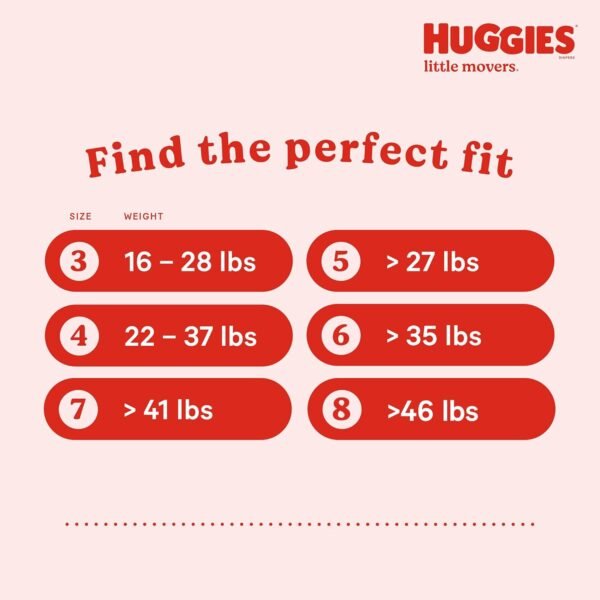Huggies Size 5 Diapers, Little Movers Baby Diapers, Size 5 (27+ lbs), 132 Count (2 Packs of 66), Packaging May Vary - Image 2