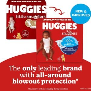 Huggies Size Newborn Diapers, Little Snugglers Baby ...