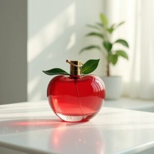 Apple Temptation a luxurious perfume bottle