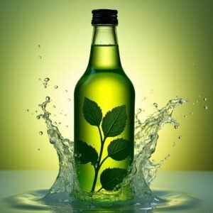 Mint Breeze Mist A luxurious perfume bottle