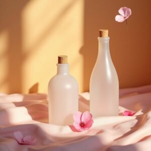 White Blossom a luxurious perfume bottle