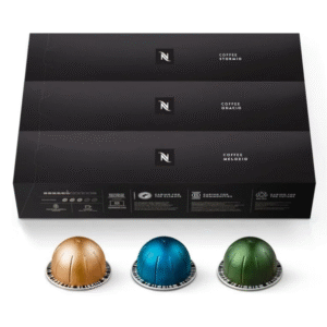 Nespresso Capsules Vertuo, Variety Pack, Medium and Dark Roast Coffee, 30 Count Coffee Pods, Brews 7.8 oz.
