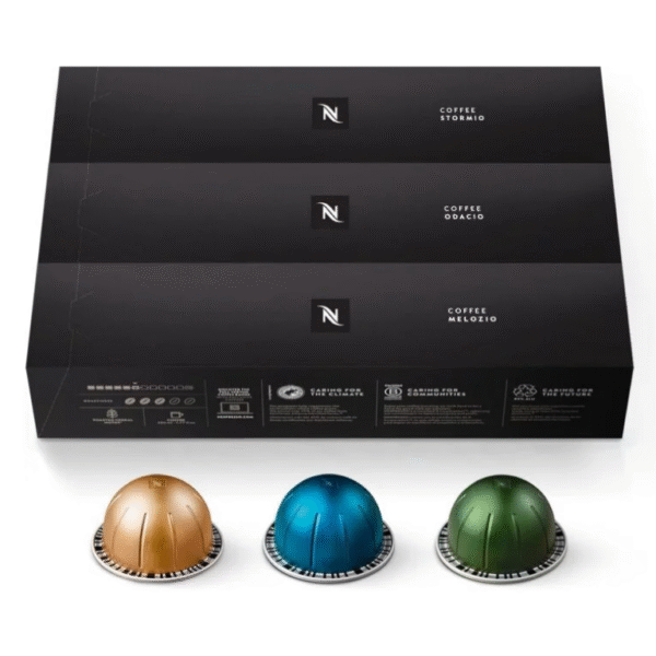 Nespresso Capsules Vertuo, Variety Pack, Medium and Dark Roast Coffee, 30 Count Coffee Pods, Brews 7.8 oz.