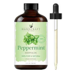 Handcraft Blends Peppermint Essential Oil – Huge 4 Fl Oz – 100% Pure and Natural – Premium Grade Essential Oil for Diffuser and Aromatherapy, and DIY Soap Making